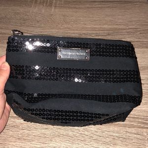 Victoria Secret sequin make up bag